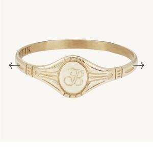 Catbird “Baby Cygnet Gold Ring” w/ Letter “H” Engraving